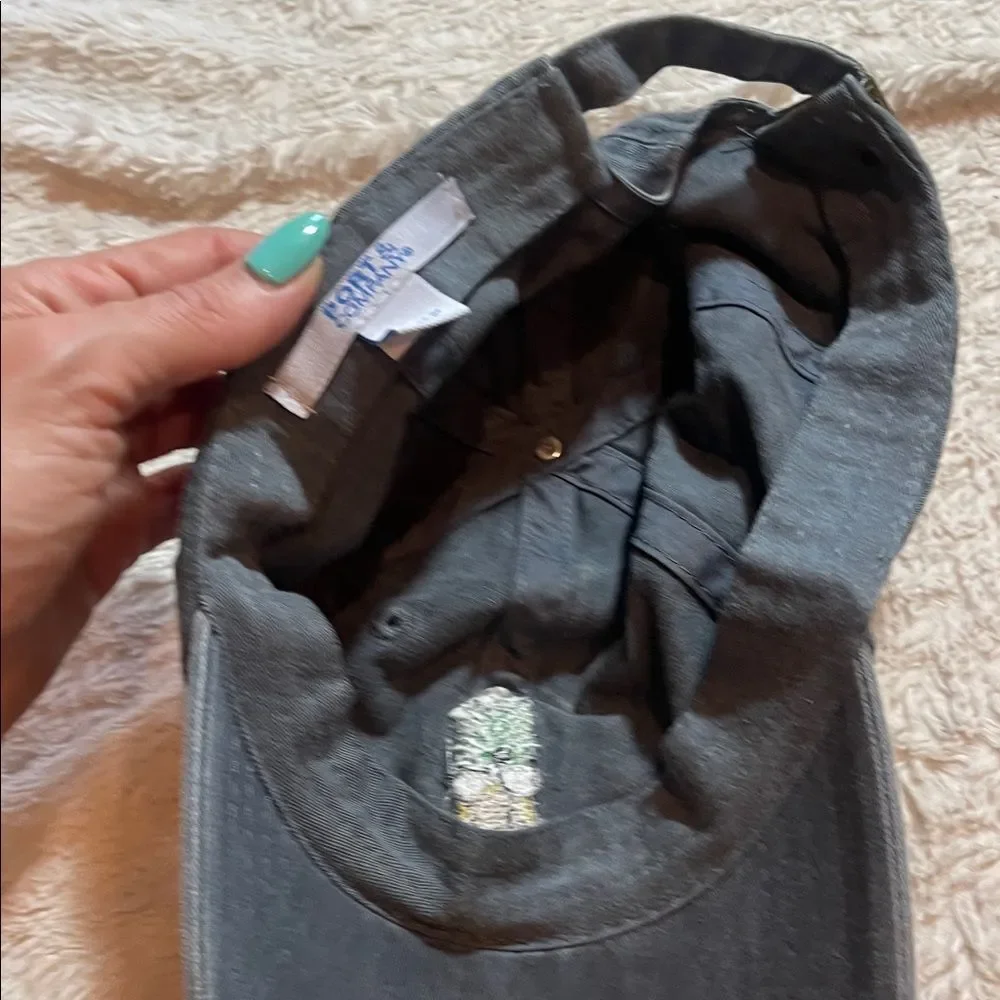 42|North Embroidered Pineapple Baseball Cap - Charcoal